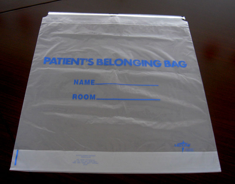 Patient Belonging Bags